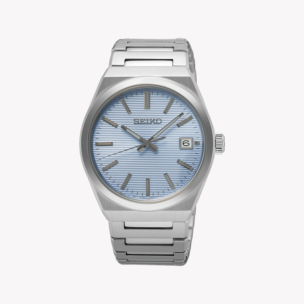 Seiko Men's Stainless Steel Blue Dial Watch | Sur599p1