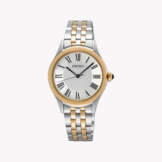 Seiko Women's Gold & Silver Stainless Steel Quartz Watch | Sur612p1