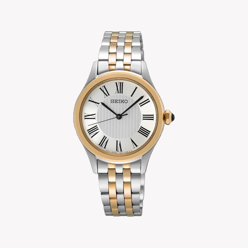 Seiko Women's Gold & Silver Stainless Steel Quartz Watch | Sur612p1 by i-watch