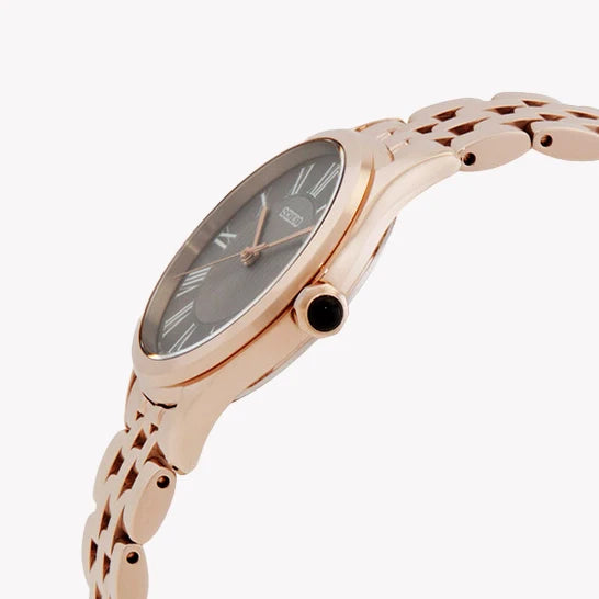 SEIKO Women's Rose Gold Stainless Steel Watch | SUR614P1 by i-watch