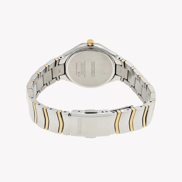 SEIKO Women's Silver & Gold Stainless Steel Watch | SUR616P1 by i-watch