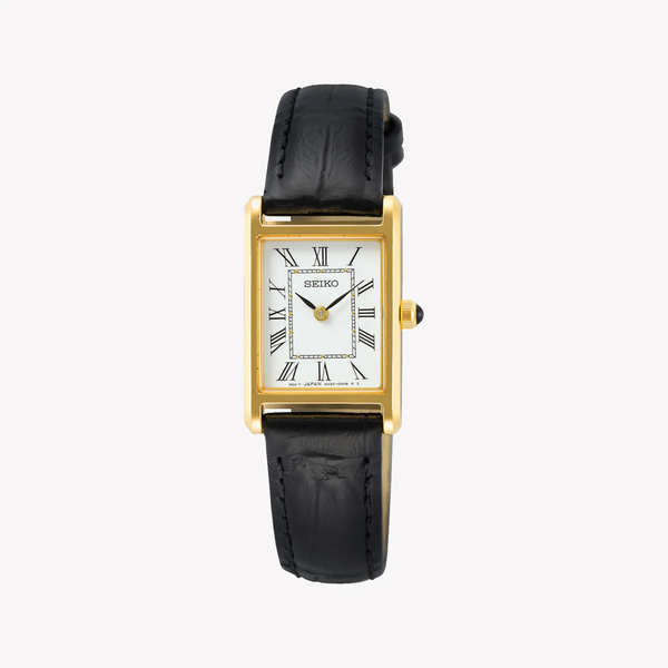 Seiko Women's Gold/Black Stainless Steel Watch | Swr054p1 by i-watch