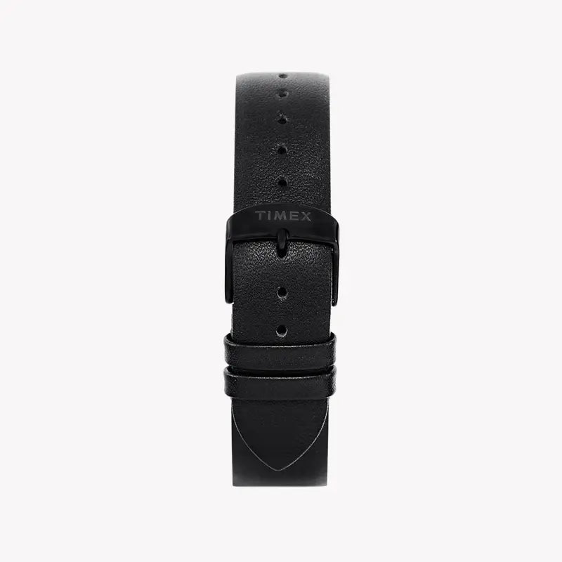 Timex Men's Brass Black Watch, Leather Band | T2N794