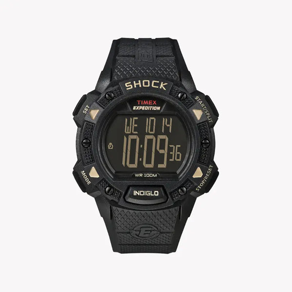 Timex Men's Black Resin Watch, Digital Dial | T49896