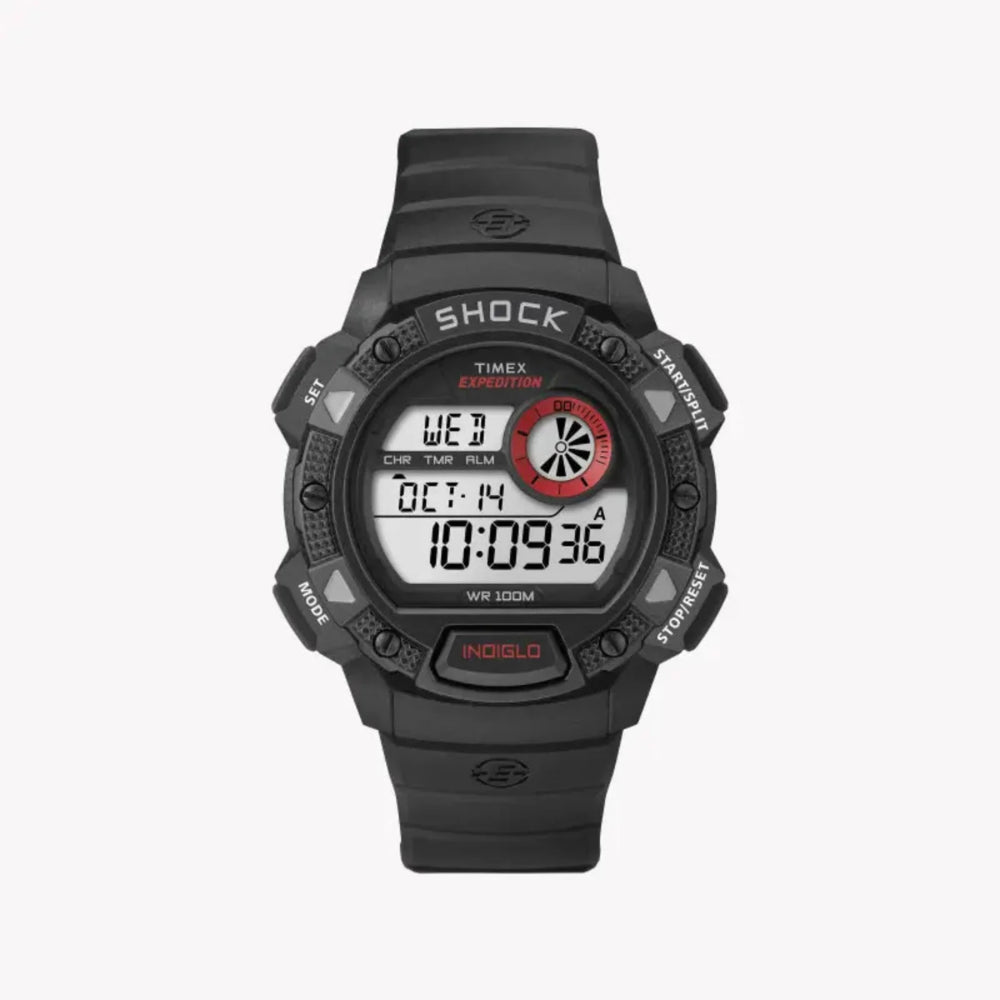 Timex Men's Black Resin Watch, Digital Dial | T49977