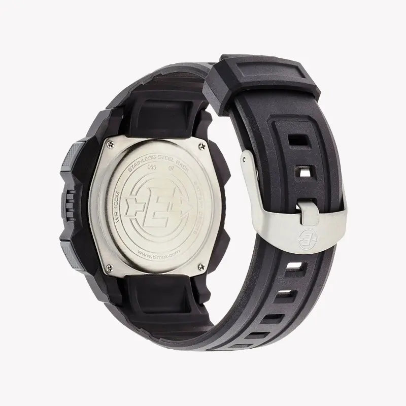 Timex Men's Black Resin Watch, Digital Dial | T49977