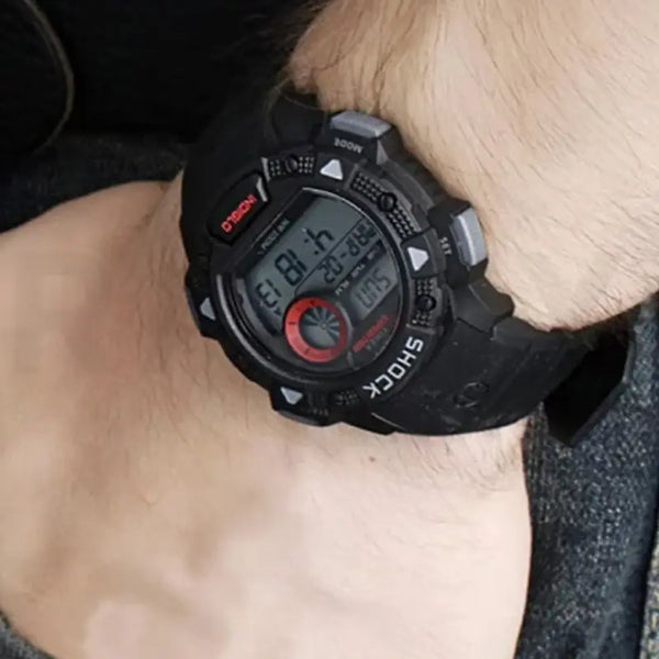 Timex Men's Black Resin Watch, Digital Dial | T49977