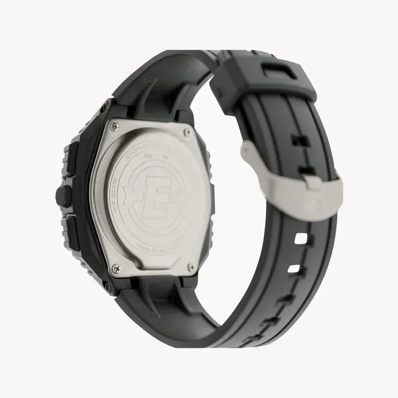 Timex Men's Black Resin Digital Watch, Rugged Design | T49983