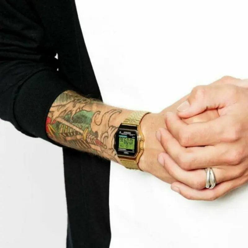 Timex Men's Gold Stainless Steel Watch, Digital Dial | T78677 by i-watch