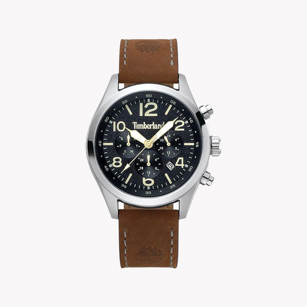 Timberland Men's Stainless Steel Brown Leather Watch | Tbl15249js02 by i-watch