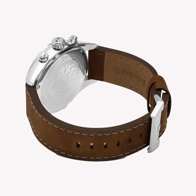 Timberland Men's Stainless Steel Brown Leather Watch | Tbl15249js02 by i-watch