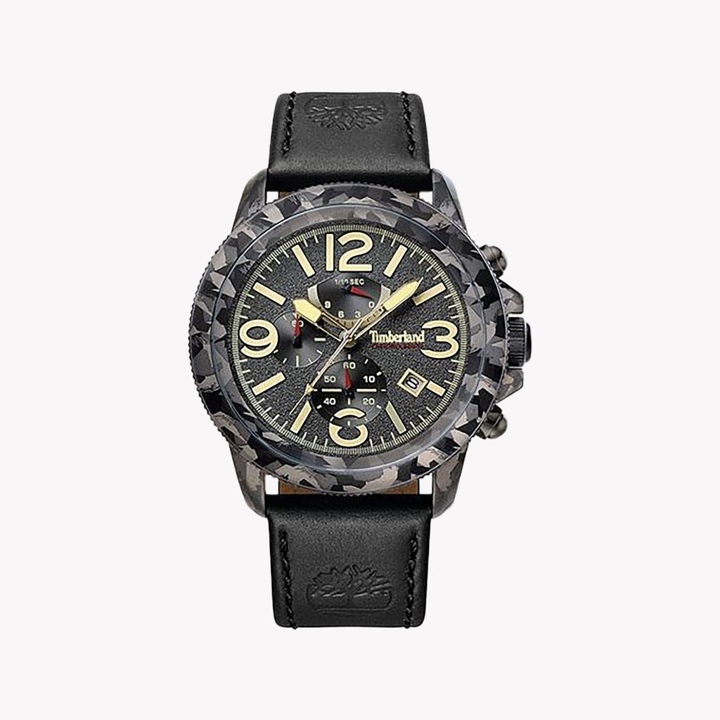 Timberland Men's Black Stainless Steel Watch | Tbl15474jsgy61