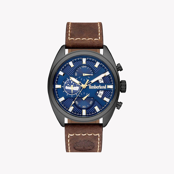 Timberland Men's Grey Stainless Steel & Brown Leather Watch | Tbl15640jlu03 by i-watch