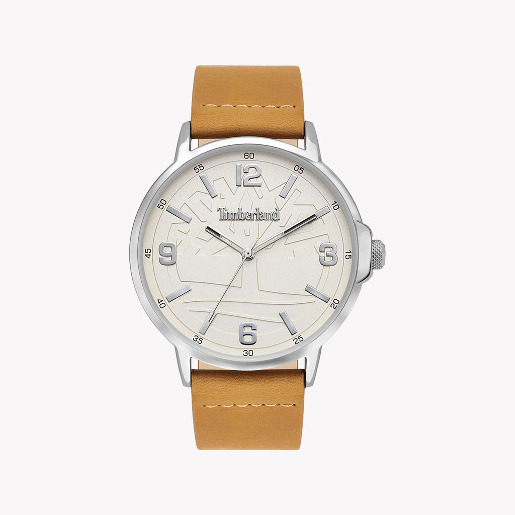 Timberland Men's Stainless Steel Brown Leather Watch | Tbl16011jys63