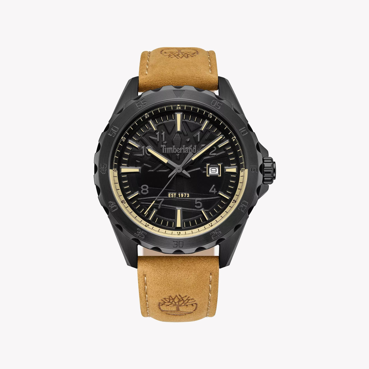 Timberland Men's Black Ss, Beige Leather | Tdwgb0055803