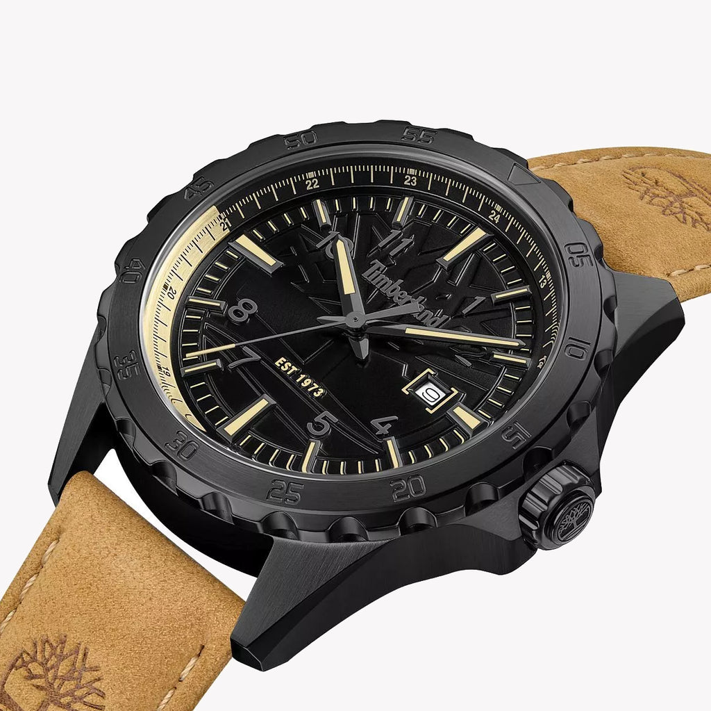 Timberland Men's Black Ss, Beige Leather | Tdwgb0055803