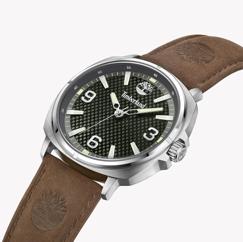 Timberland Men's Stainless Steel/Leather Watch | Tdwgb2201704 by i-watch