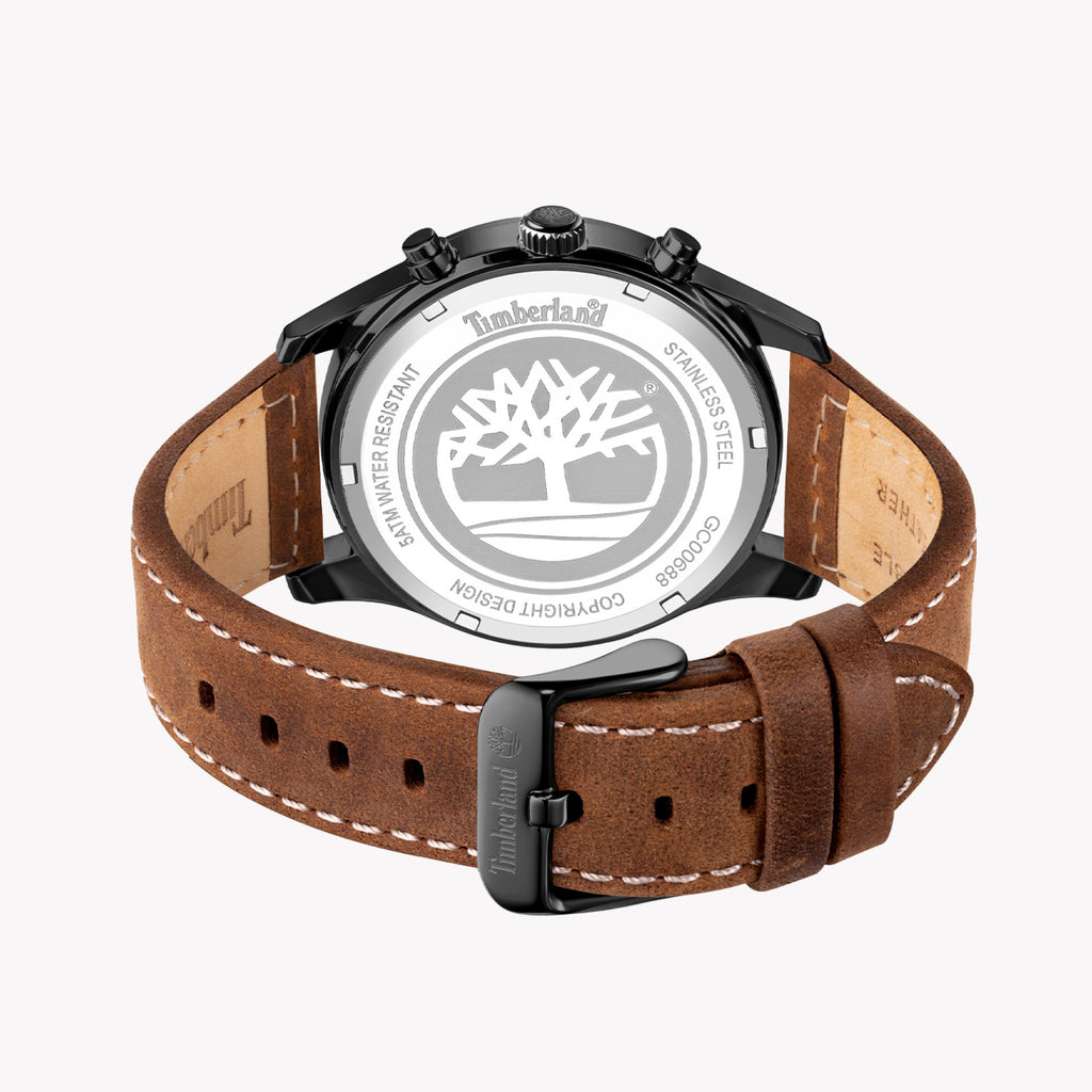 Timberland Men's Black Dial, Leather Band | Tdwgc0068802