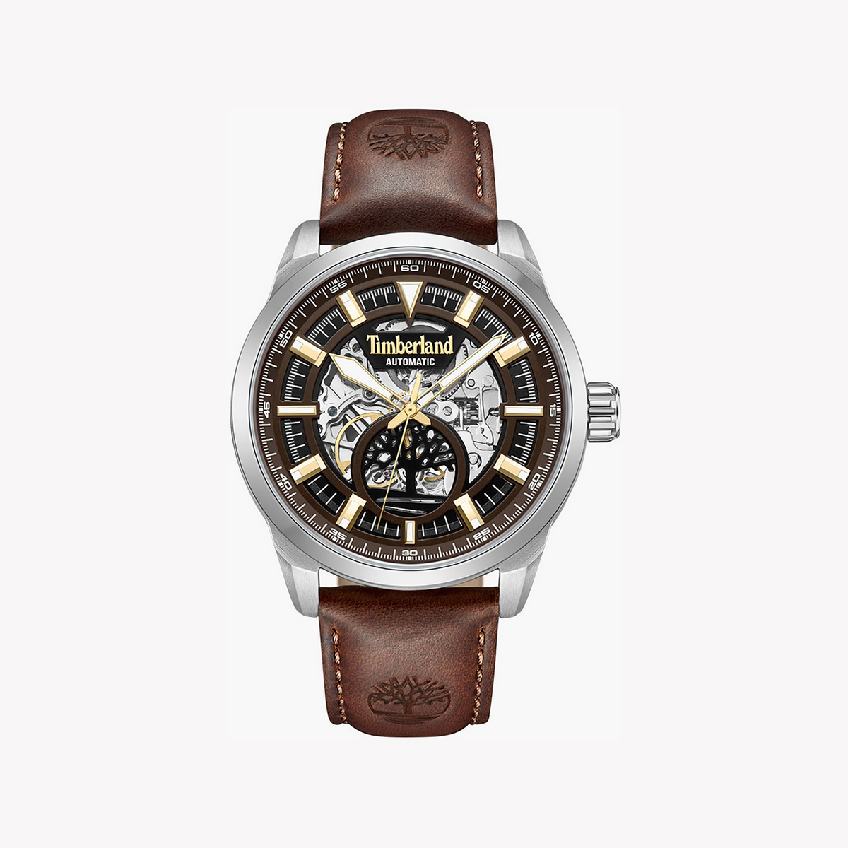 Timberland Men's Silver/Brown Watch | Tdwge0055203
