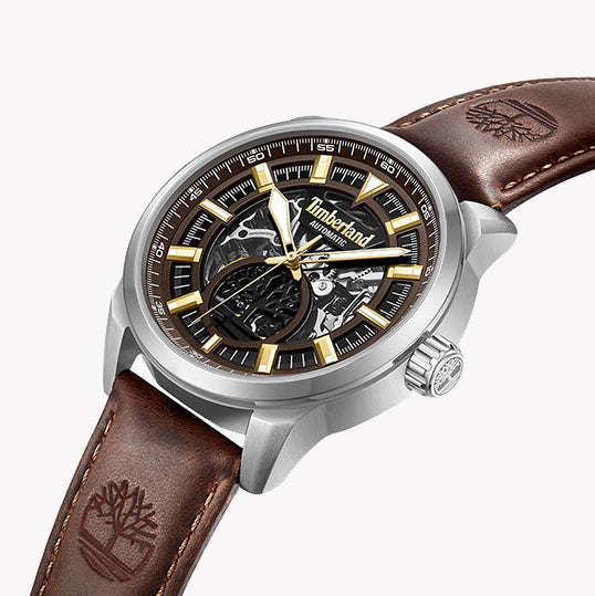 Timberland Men's Silver/Brown Watch | Tdwge0055203