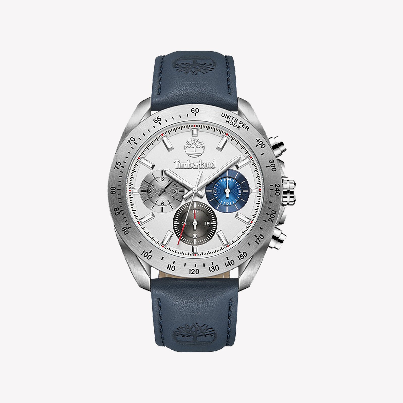 Timberland Men Fashion Quartz Analog Watch TDWGF0009802 White Dial 44mm