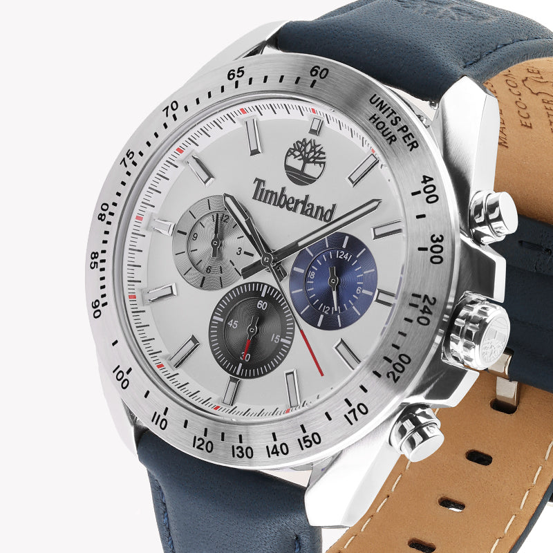 Timberland Men Fashion Quartz Analog Watch TDWGF0009802 White Dial 44mm