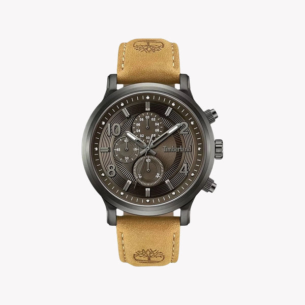Timberland Men's Brown Leather & Stainless Steel Watch | Tdwgf0055703 by i-watch