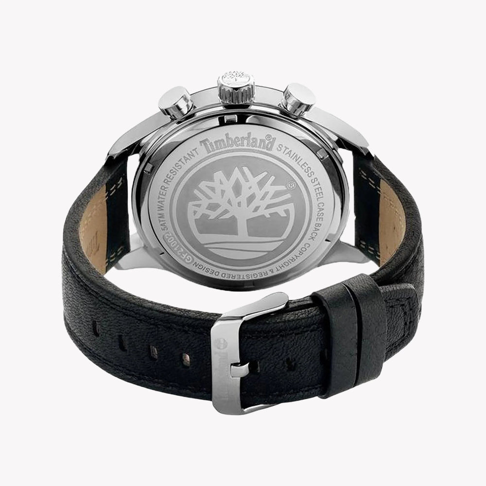 Timberland Men's Leather Black Watch, Stainless Steel | Tdwgf2100203 by i-watch