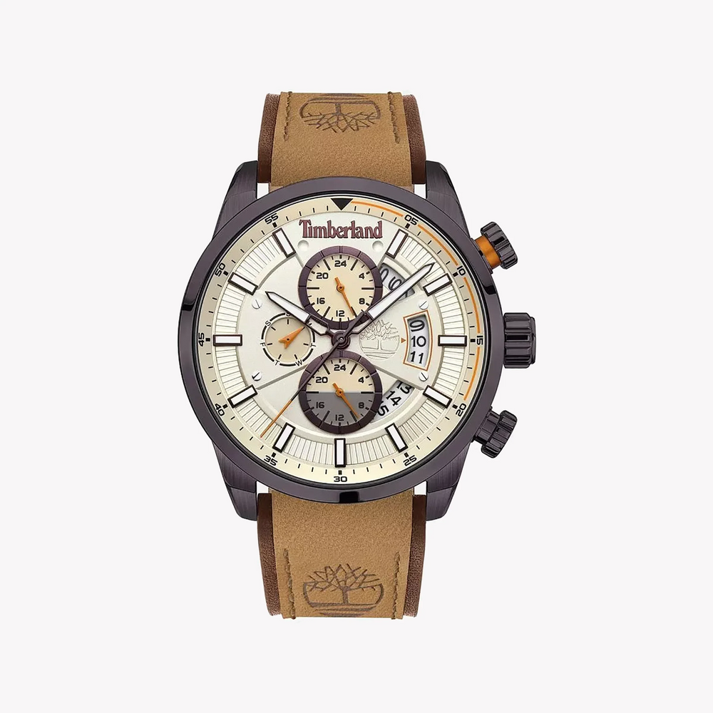 Timberland Men's Stainless/Leather Watch | Tdwgf2102604 by i-watch