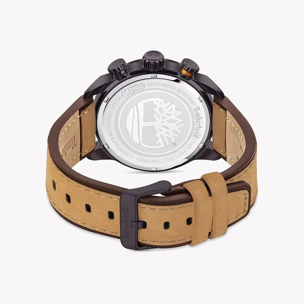 Timberland Men's Stainless/Leather Watch | Tdwgf2102604 by i-watch
