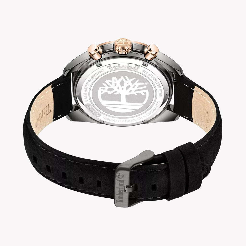 Timberland Men's Stainless/Black Watch | Tdwgf2230502