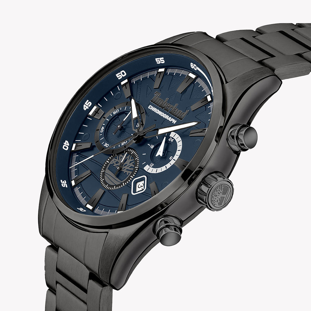 Timberland Men's Stainless Steel Grey/Blue Watch | Tdwgi2102405