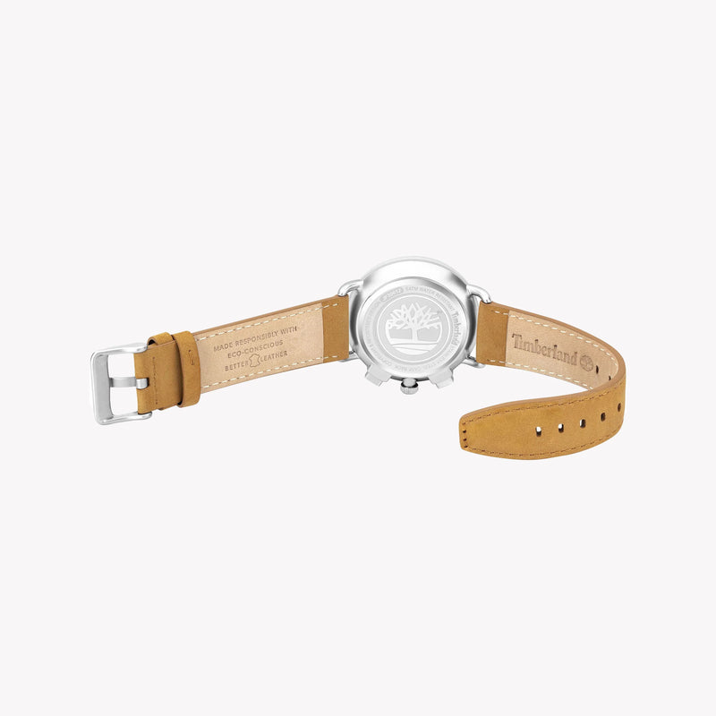 Timberland Men's Brown Leather & Stainless Steel Watch | Tdwjf2001201 by i-watch