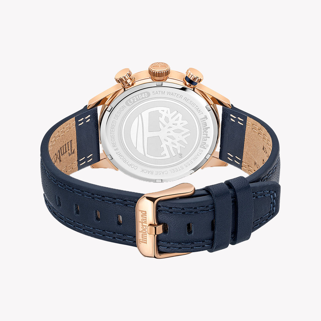 Timberland Women's Rose Gold/Dark Blue Watch | Model Tdwlf2104004
