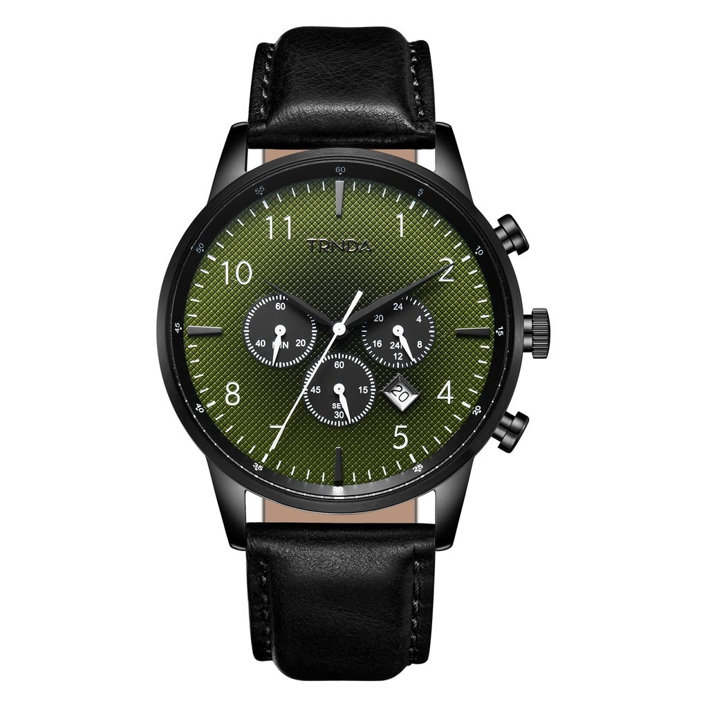 Trnda Men's Stainless Steel Watch, Gradient Seaweed Green | Trn-43blk by i-watch