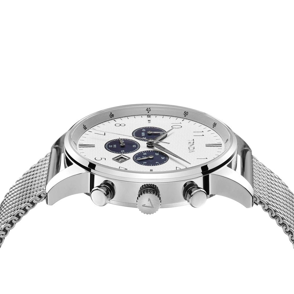 Trnda Men's Stainless Steel Watch, Silver Dial | Trn-Ss43m by i-watch