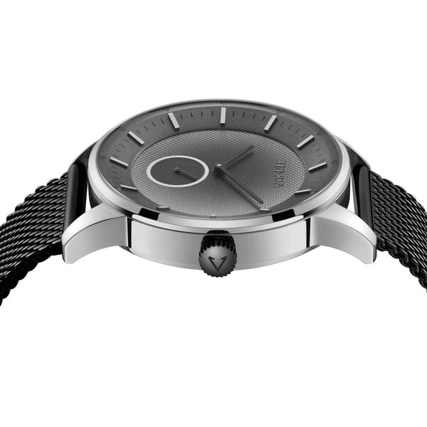 Trnda Men's Stainless Steel Watch, Blue Mesh Band | Trn-43mm-Sl by i-watch