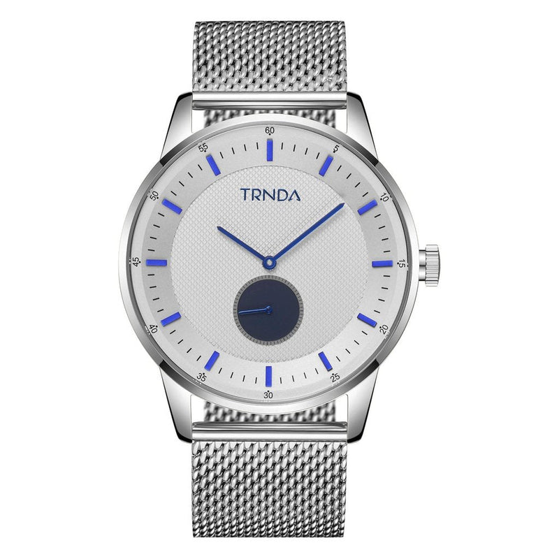 Trnda Men's Stainless Steel Watch, Black Dial | Trnda-Ss43 by i-watch