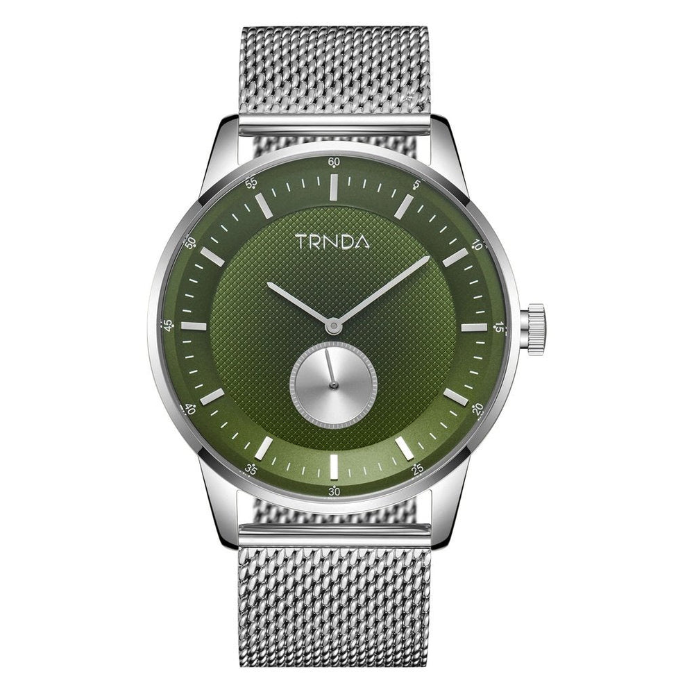 Trnda Men's Stainless Steel Watch, Seaweed Green Dial | Trnda43mm by i-watch