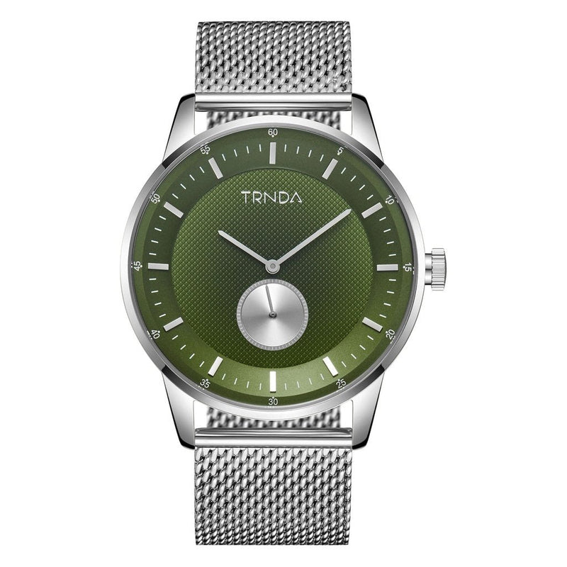 Trnda Men's Stainless Steel Watch, Seaweed Green Dial | Trnda43mm by i-watch