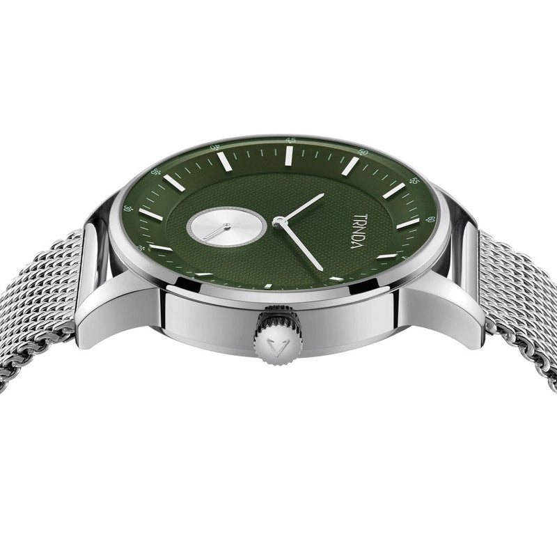 Trnda Men's Stainless Steel Watch, Seaweed Green Dial | Trnda43mm by i-watch