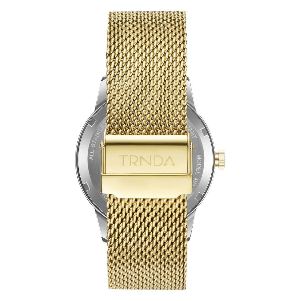 Trnda Men's Stainless Steel Watch, Gradient Gray Dial | Tr43sgld by i-watch