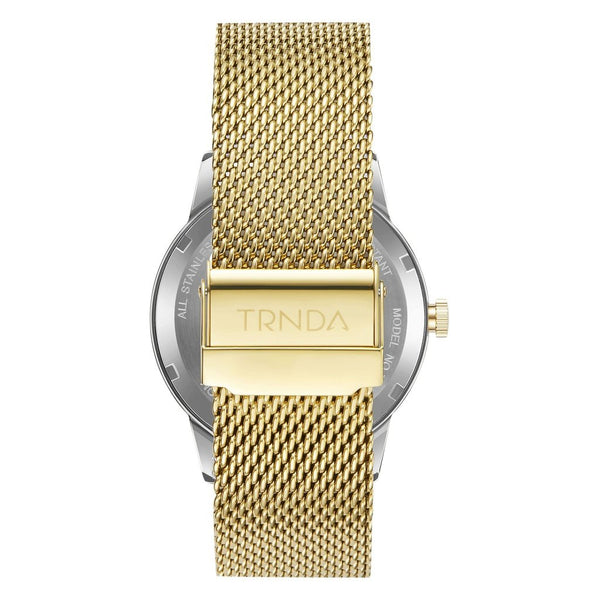 Trnda Men's Stainless Steel Watch, Gradient Gray Dial | Tr43sgld by i-watch