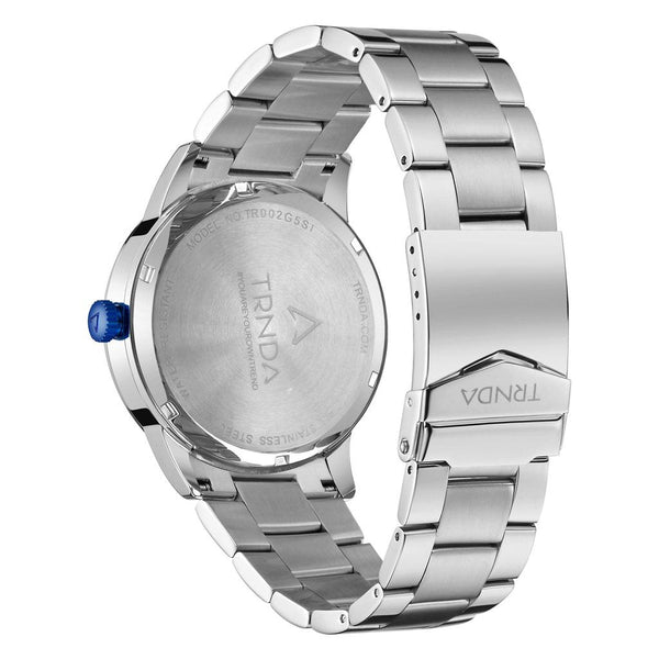 Trnda Men's Stainless Steel Watch, Silver Dial | Tsw43silver by i-watch