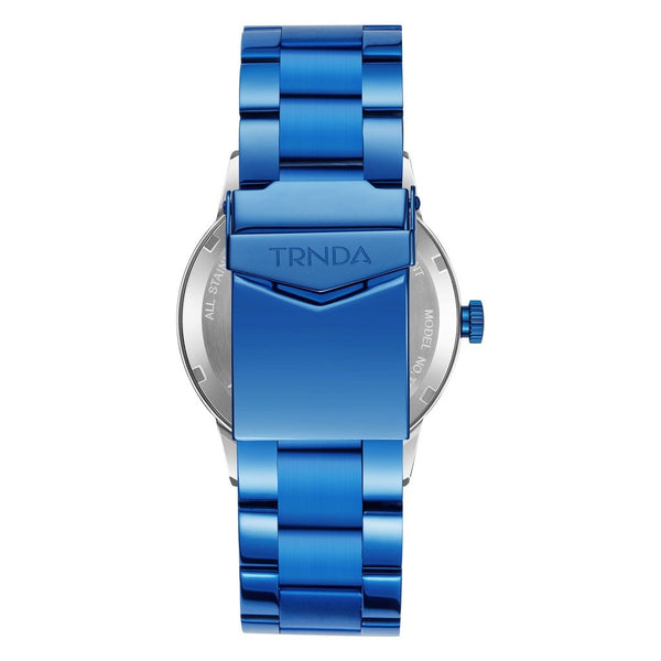 Trnda Men's Stainless Steel Watch, Blue Band | Trnda-Ss43b by i-watch