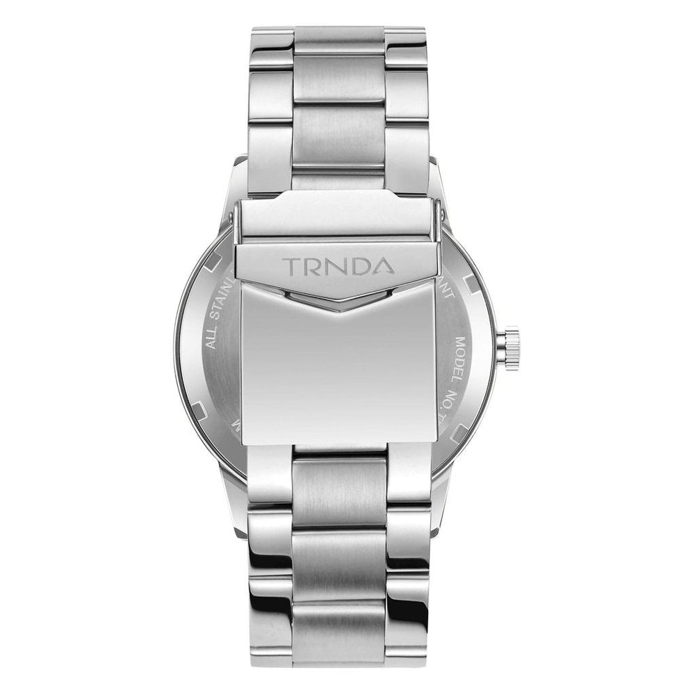 Trnda Men's Stainless Steel Watch, Gray Dial | Trn-Ss43gd by i-watch