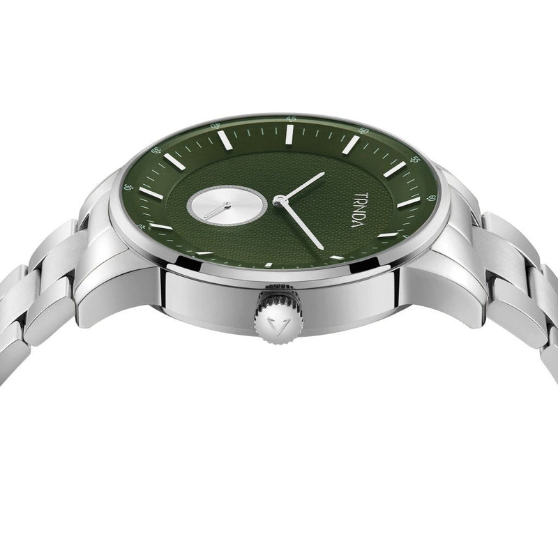 Trnda Men's Stainless Steel Watch, Seaweed Green Dial | Trnda43mm by i-watch