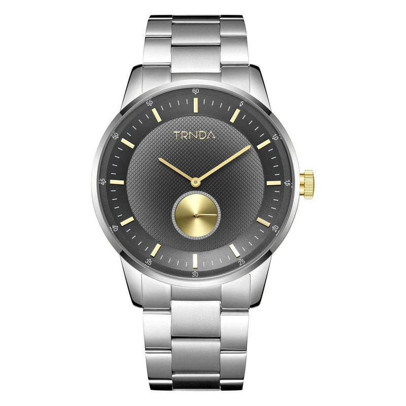 Trnda Men's Stainless Steel Watch, Gradient Gray Dial | Trn-Ss43g by i-watch