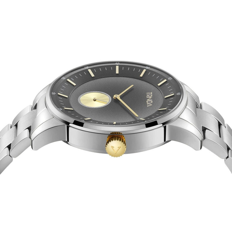 Trnda Men's Stainless Steel Watch, Gradient Gray Dial | Trn-Ss43g by i-watch