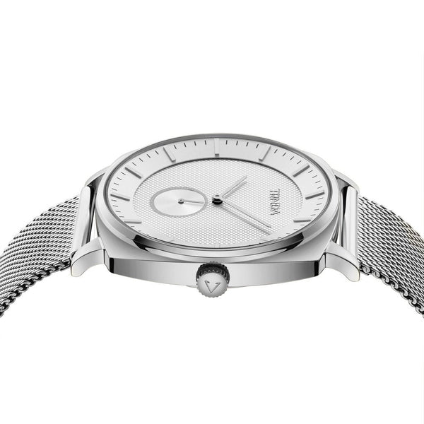 Trnda Men's Stainless Steel Watch, Silver Mesh Band | Trnda-S45m by i-watch